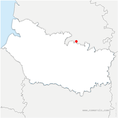carte de localisation de Bayencourt