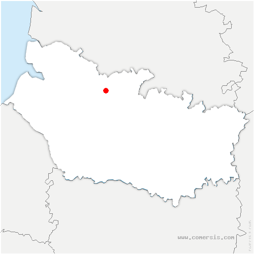 carte de localisation de Bernaville