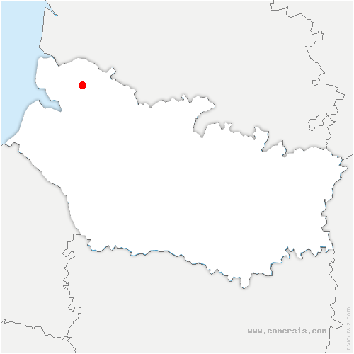 carte de localisation de Bernay-en-Ponthieu