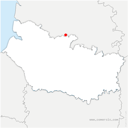carte de localisation de Bouquemaison