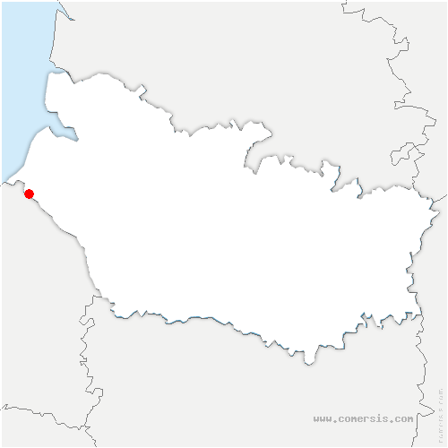carte de localisation de Bouvaincourt-sur-Bresle