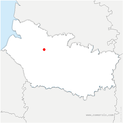 carte de localisation de Brucamps