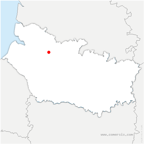 carte de localisation de Bussus-Bussuel