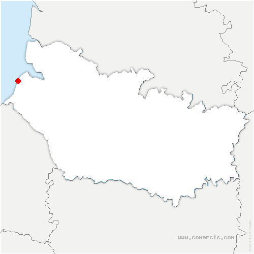 carte de localisation de Cayeux-sur-Mer