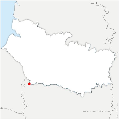carte de localisation de Chavençon