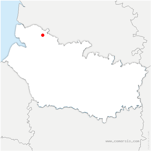 carte de localisation de Crécy-en-Ponthieu