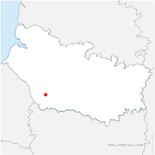 carte de localisation de la Drenne
