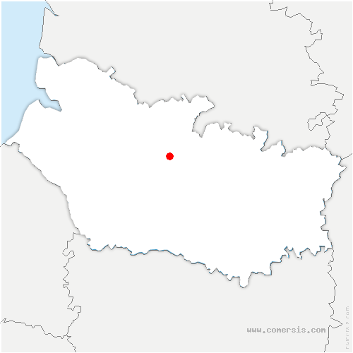 carte de localisation de Flesselles