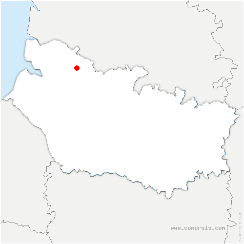 carte de localisation de Fontaine-sur-Maye