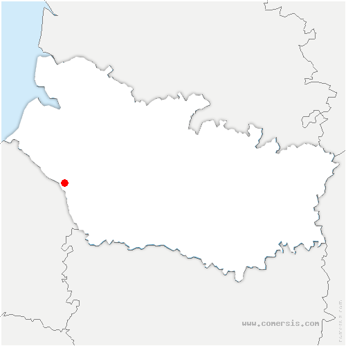 carte de localisation de Foucaucourt-Hors-Nesle