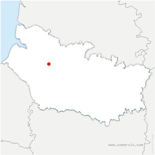 carte de localisation de Francières