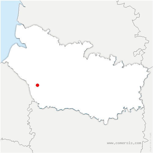 carte de localisation de Fresneville