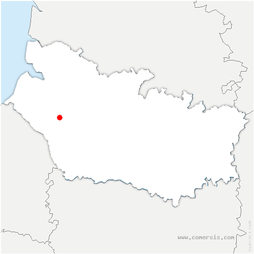 carte de localisation de Frucourt