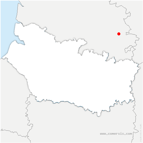 carte de localisation de Grandcourt