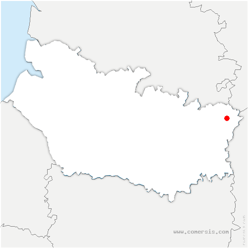 carte de localisation de Guyencourt-Saulcourt