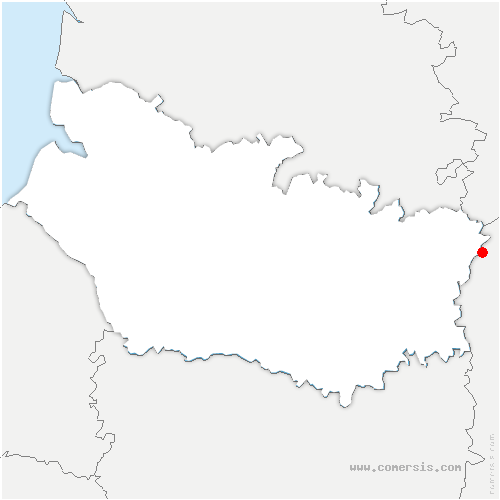 carte de localisation de Hesbécourt