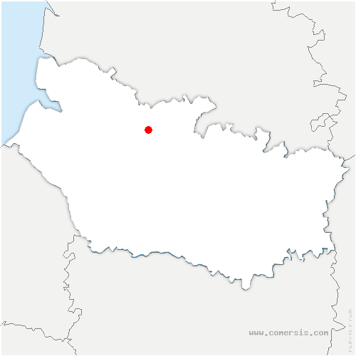 carte de localisation de Lanches-Saint-Hilaire