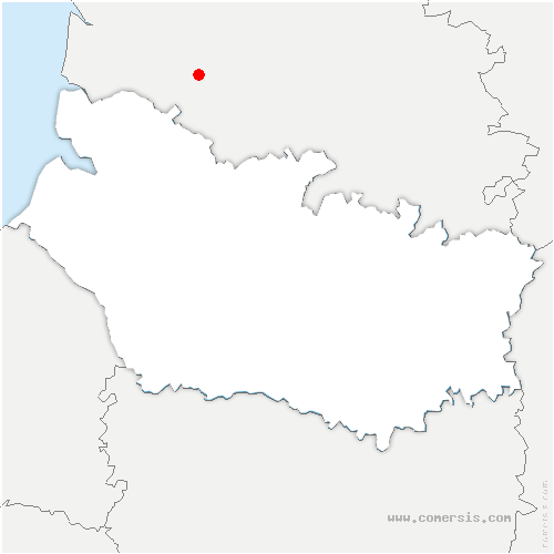 carte de localisation de Lesdins
