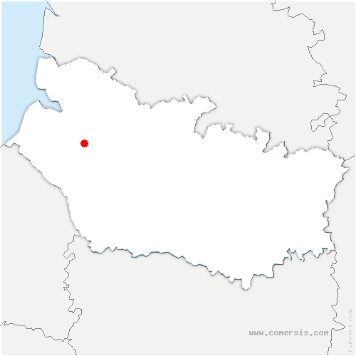 carte de localisation de Mareuil-Caubert