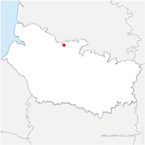 carte de localisation du Meillard