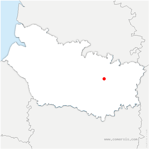 carte de localisation de Méricourt-sur-Somme