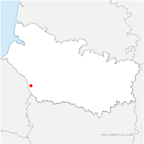 carte de localisation du Mesnil-Théribus