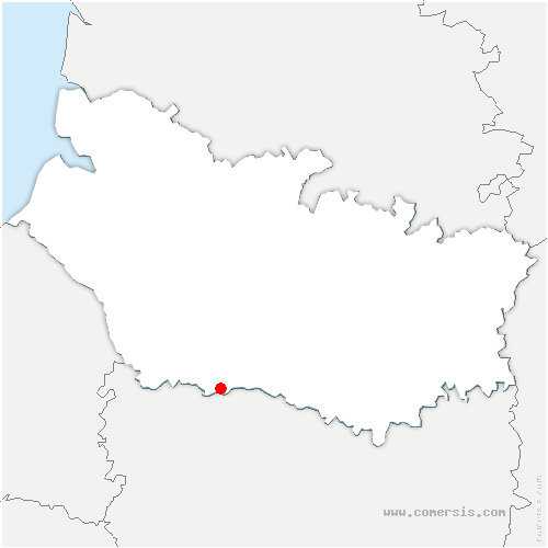 carte de localisation du Mesnil-en-Thelle