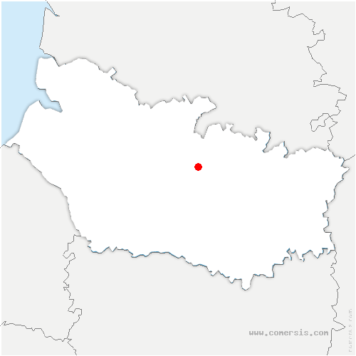 carte de localisation de Montigny-sur-l'Hallue