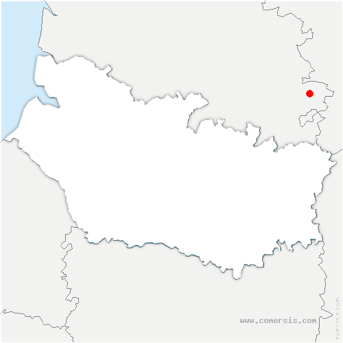 carte de localisation de Nesle-Normandeuse