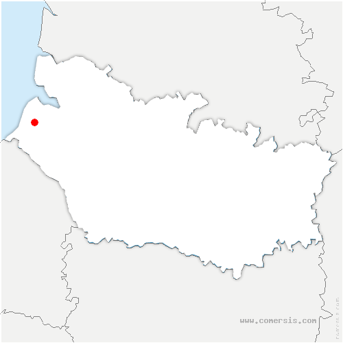 carte de localisation de Saint-Blimont