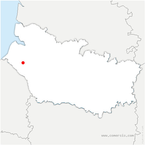 carte de localisation de Tours-en-Vimeu