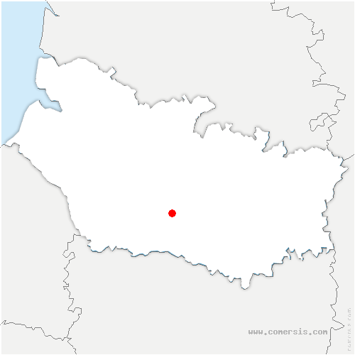 carte de localisation de Vers-sur-Selles