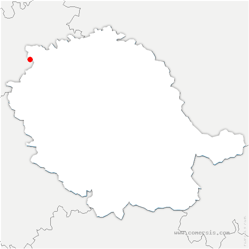 carte de localisation d'Airoux