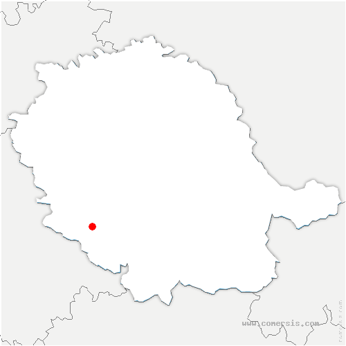 carte de localisation d'Algans
