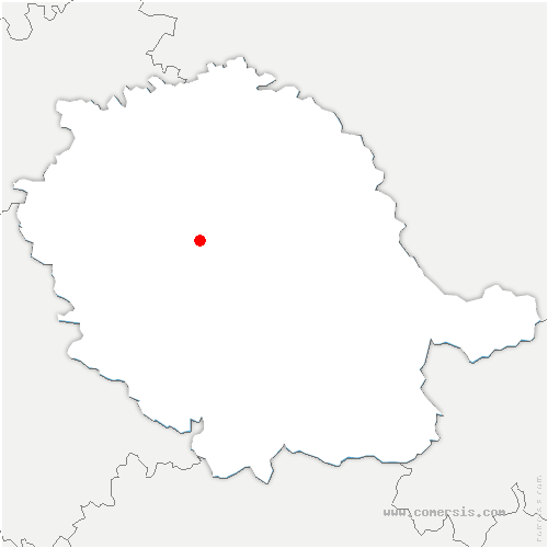 carte de localisation de Aussac