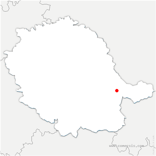 carte de localisation de Berlats