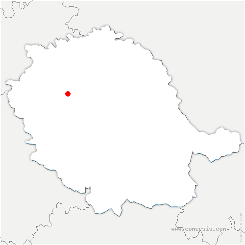 carte de localisation de Castanet-le-Haut