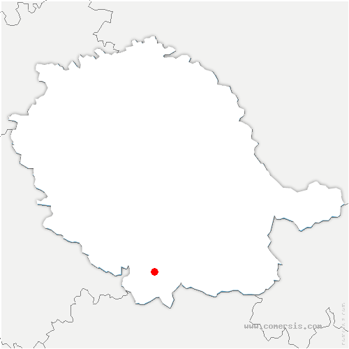 carte de localisation de Coupiac