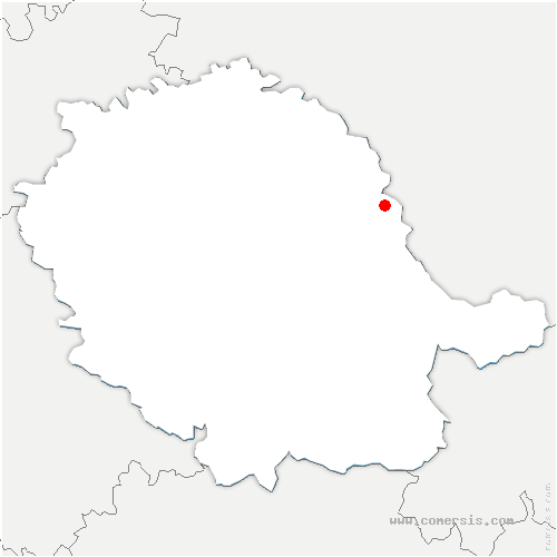 carte de localisation de Donneville