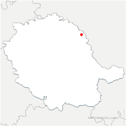 carte de localisation de Dourn