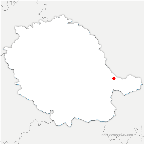 carte de localisation de Escroux