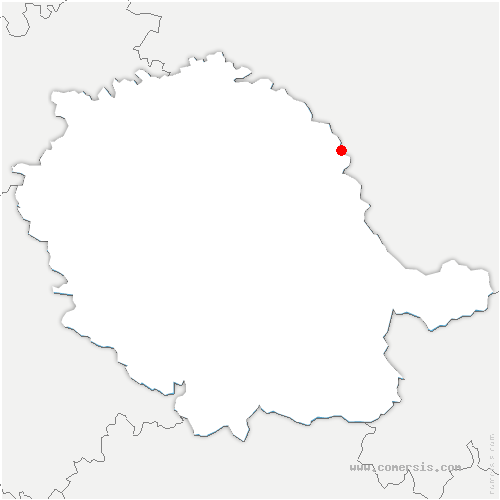 carte de localisation de Fraissines