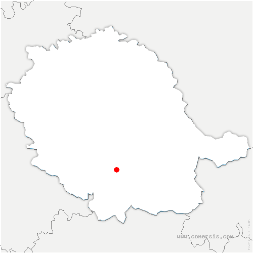 carte de localisation de Fréjeville