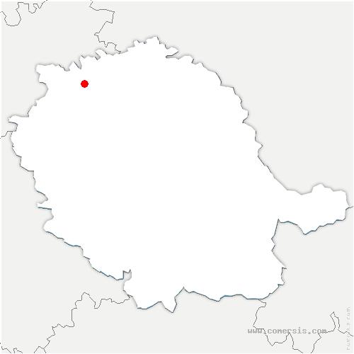 carte de localisation d'Itzac