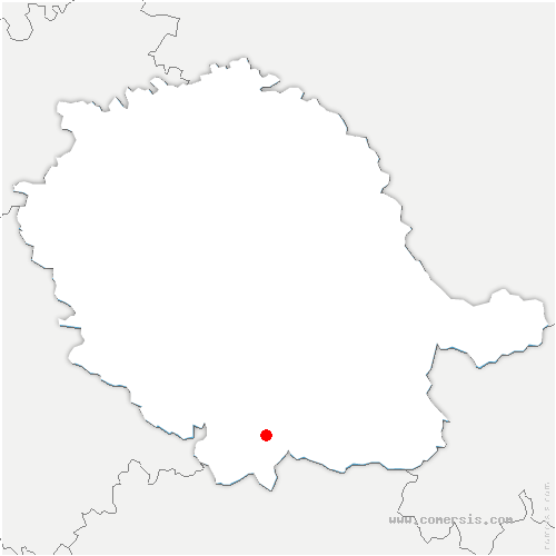 carte de localisation de Martrin