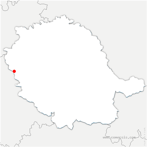 carte de localisation de Mézens