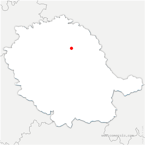 carte de localisation de Monesple