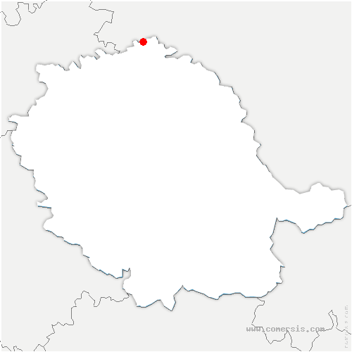 carte de localisation de Montirat