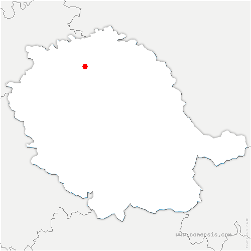 carte de localisation de Noailles