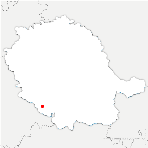 carte de localisation de Péchaudier